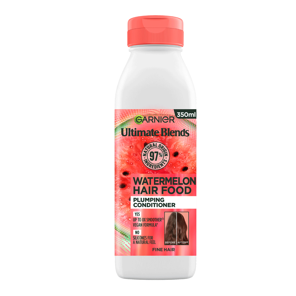 Garnier Ultimate Blends Plumping Hair Food Watermelon Conditioner for Fine Hair 350ml