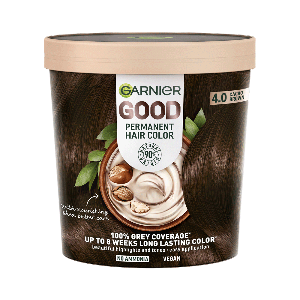 Garnier Hair Color Good 4-0 Cacao Brown Packshot