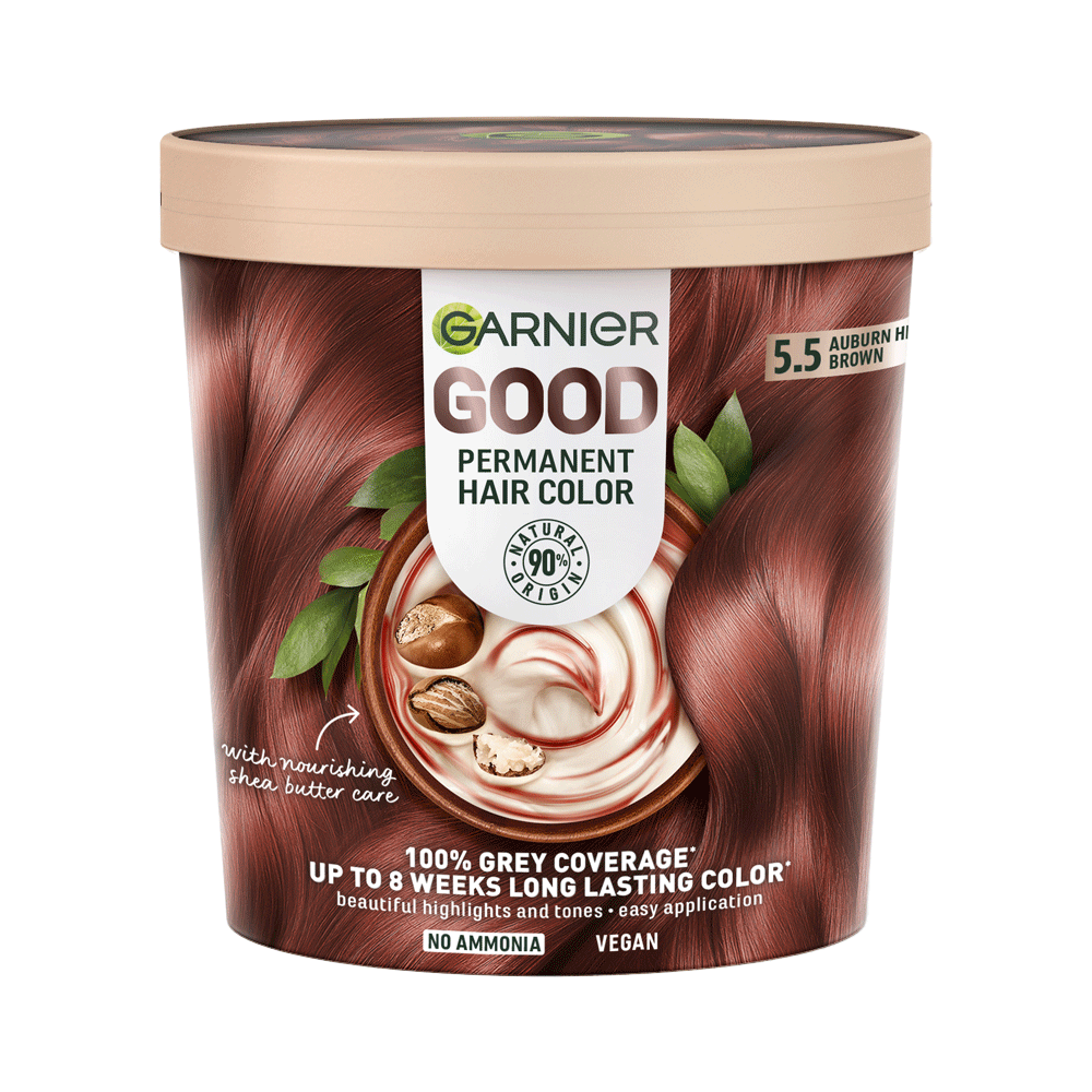 Garnier Hair Color Good 5-5 Auburn Hibiscus Brown Packshot