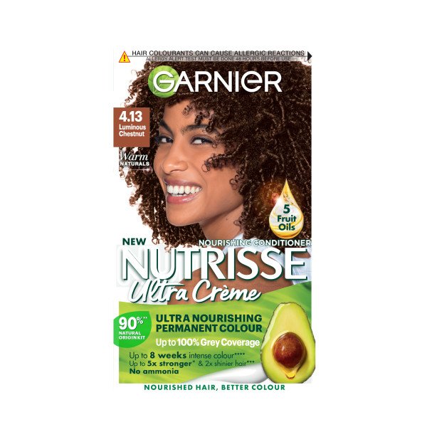 Garnier Nutrisse 4.3 Dark Golden Brown Permanent Hair Dye - Tesco Groceries