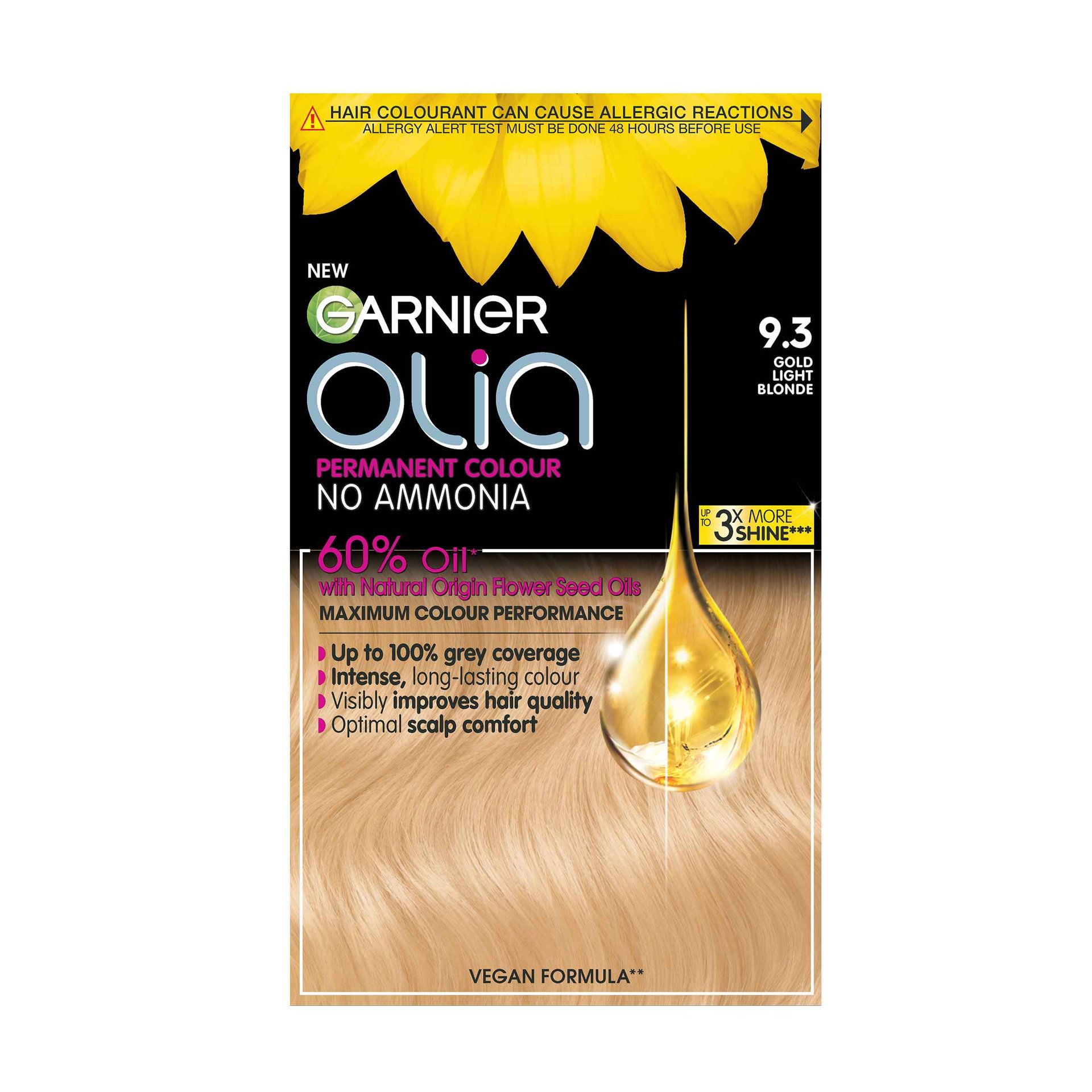 Golden Light Blonde Hair Dye | Olia | Garnier