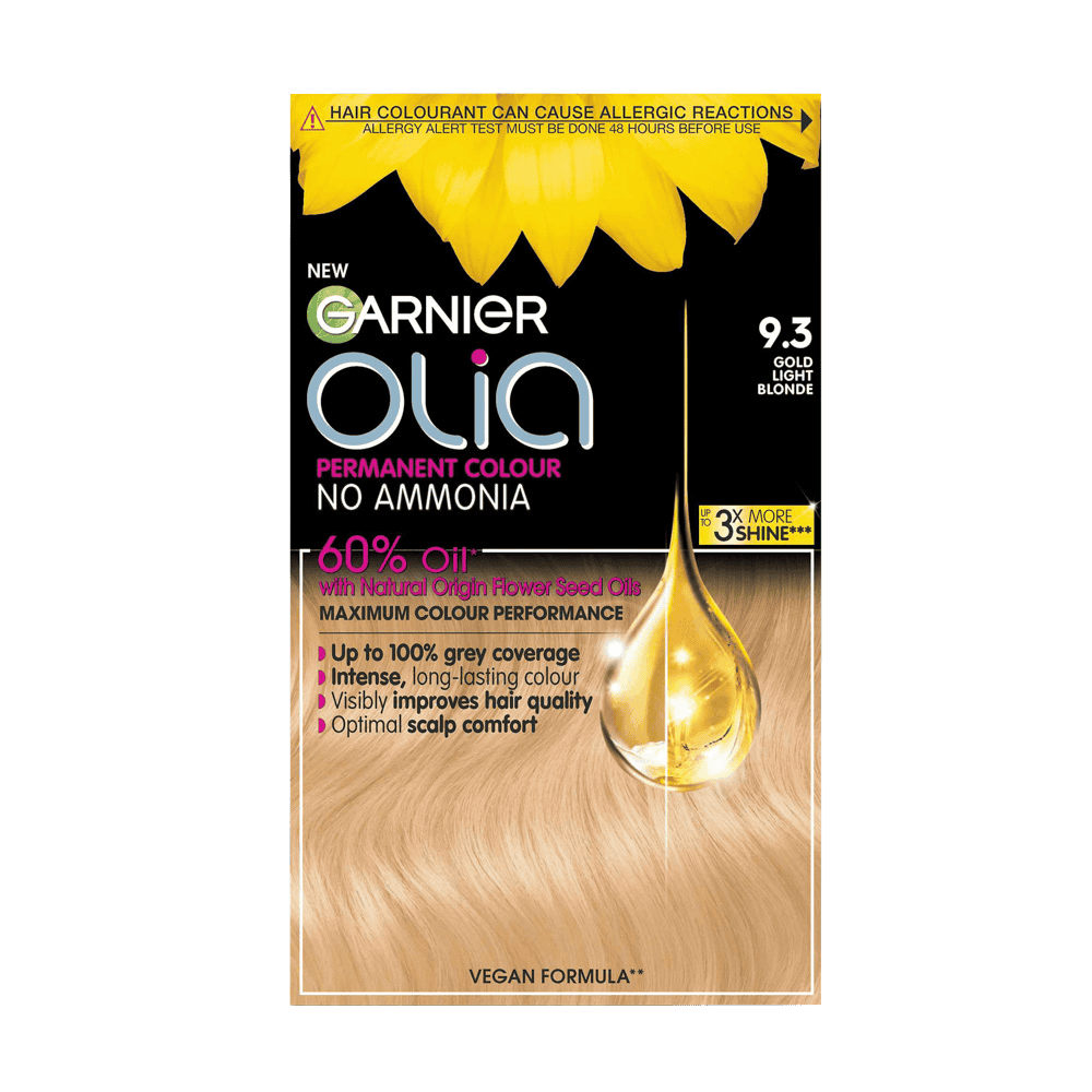 Garnier Olia 9.3 Golden Light Blonde Permanent Hair Dye