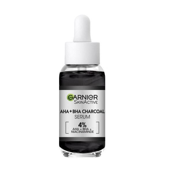 4% AHA + BHA & Niacinamide Charcoal Face Serum