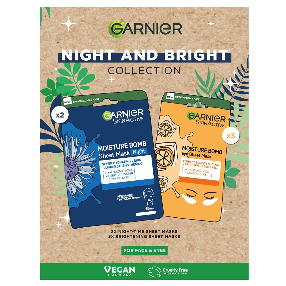 Sheet Masks Night & Bright Collection Gift Set