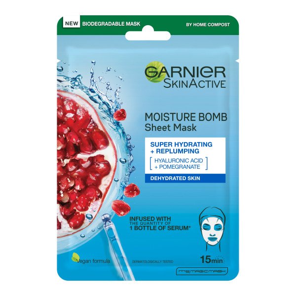 Moisture Bomb Pomegranate and Hyaluronic Acid Sheet Mask 1