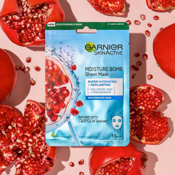 Moisture Bomb Pomegranate and Hyaluronic Acid Sheet Mask 4