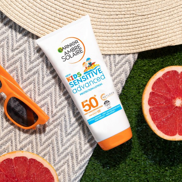 Kids Sensitive Advanced Sun Protection Lotion Tube SPF 50 lifestyle